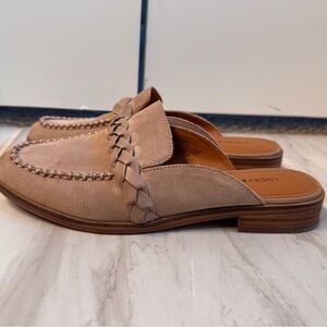 Lucky Brand Women's Beige Braided Mules, Size 7